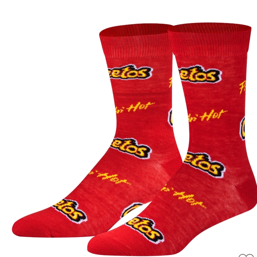 3 for $25 Crazy Socks, Flamin Hot Cheetos, Funny Novelty Socks